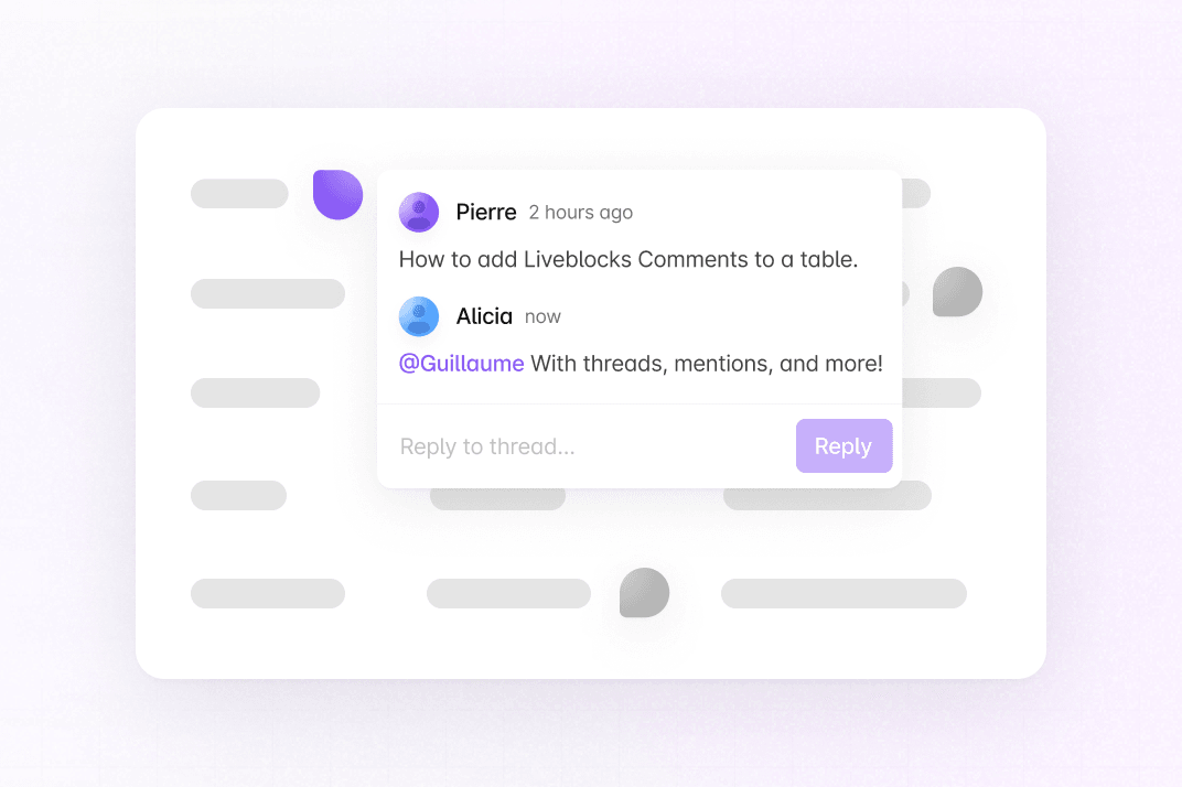 Image of AG Grid Comments